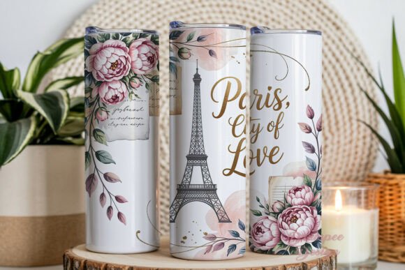 Download Paris City of Love Tumbler Wrap PNG - City of love Collection