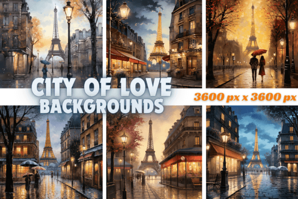 Download City of Love Valentine's Day Backgrounds - City of love Collection