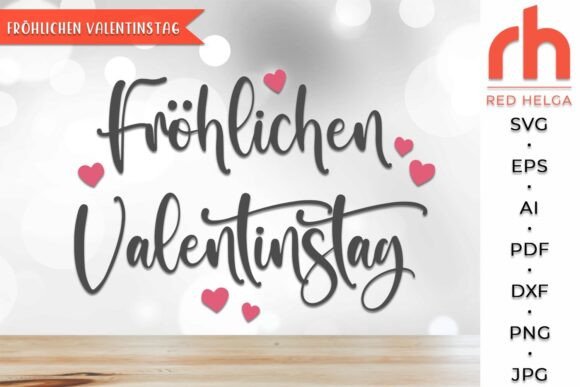 Download Fröhlichen Valentinstag SVG, Germany DXF - Dxf Collection